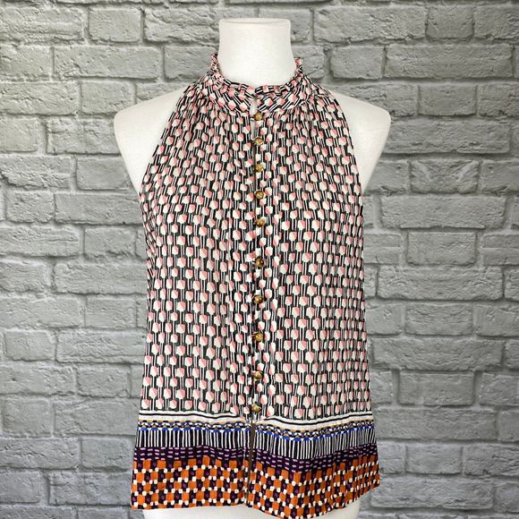 Anthropologie Tops - Maeve Prema Halter Button Front Tank